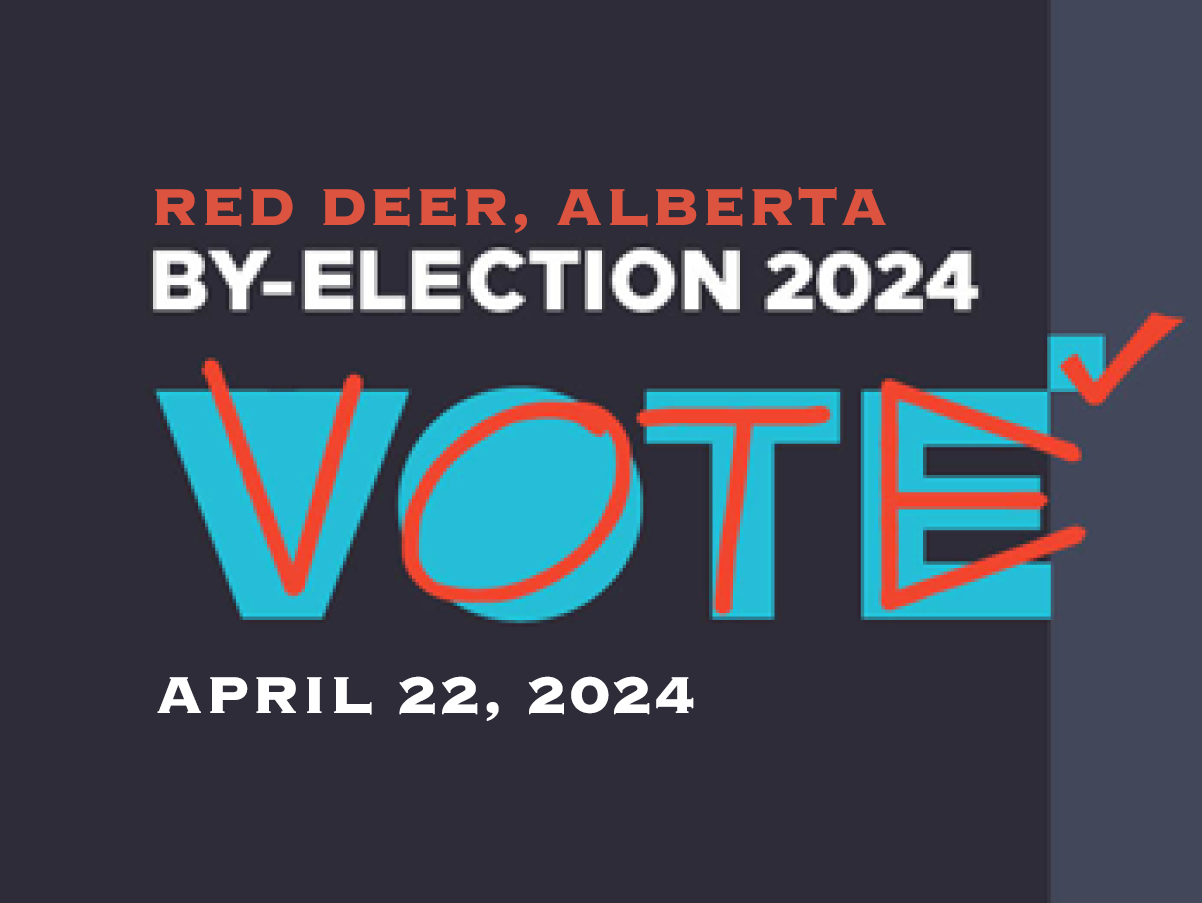 Red Deer Voted April 22, 2024 (Councillor By-Election to fill a vacancy left by Michael Dawe)